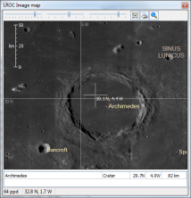 LROC image map